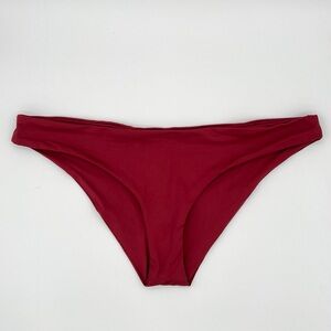 L*Space Swim Bottom Separate Burgundy Size XL